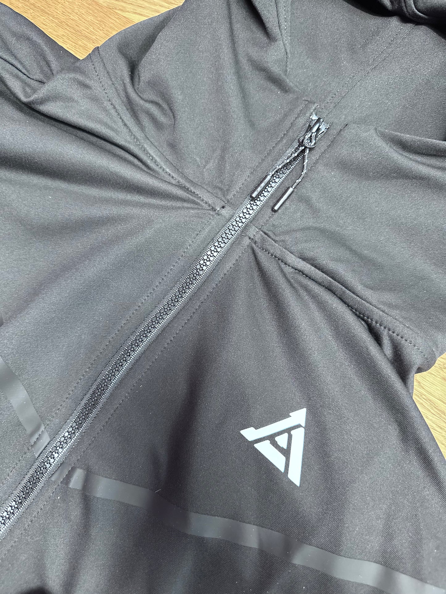Tracksuit black zipper top