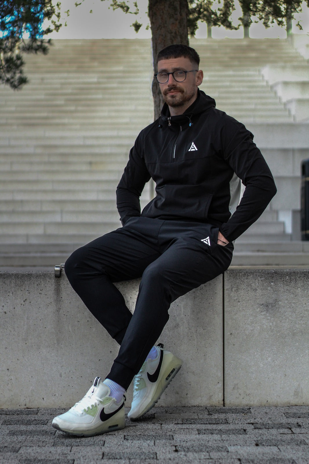 Black tech Joggers