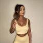 V2 Beige Gym Bra