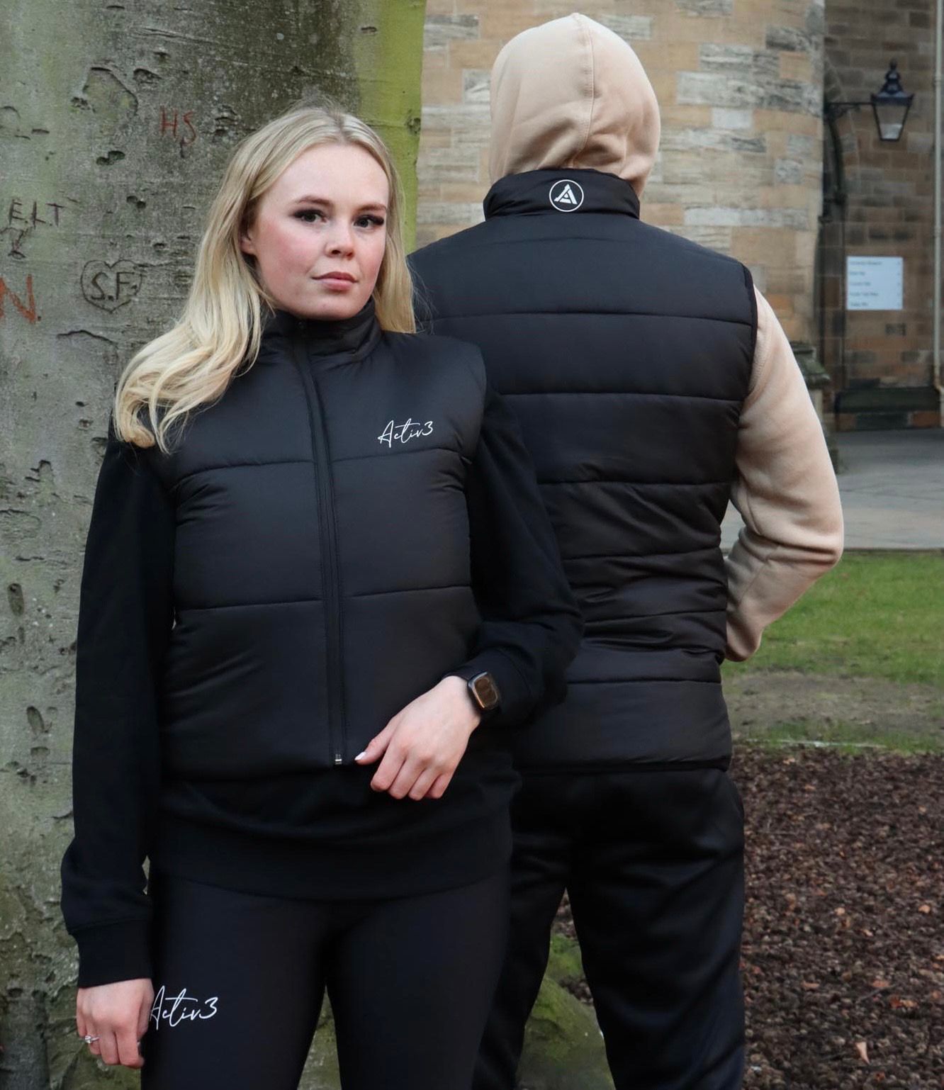 Women's Black Jacket Gilet (3 panel)